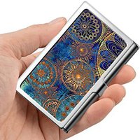 Creative Cartoon Pattern Metal Business Card Holder Storage Box Office School Dest Organizer Case Exhibition Gift