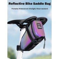 AliExpress NONE Waterproof Reflective Road Bicycle Saddle Bag Portable MTB Rear Bag Ultralight Cycling Storage Bag Bike Accessories