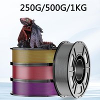 Two tone 250g 500g 1kg PLA Filament 1.75mm 3D Printer Filament Silk Black Red Silver Black Gold Black Black Purple 1.75mm