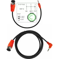 MIDI DIN 5pin Female To TRS 90 Degree Elbow 3.5 Mm 3.5mm Public To DIN 5PIN Male Audio Plug To MIDI Audio Adapter Cable 0.5m