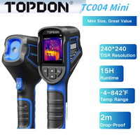 TOPDON TC004 Mini-Infrarot-Wärmebildkamera-Sensor 240 x 240 TISR-Auflösung Fußbodenheizungsdetektor Temperatur-Wärmebildkamera