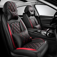 Leather Car Seat Covers for Nissan Juke X-Trail Leaf Qashqai J10 J11 Tiida T32 Navara D22 Np300 Versa Dualis Kicks Livina Murano image 4