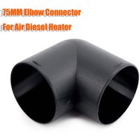 Air Vent Outlet Diesel Heater L - 75MM Piece Elbow Bend Ducting Pipe Exhaust Connector For Car Truck Camper