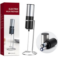Portable Mini Electric Milk Frother Foamer Coffee Foam Egg Beater Cappuccino Stirrer Food Blender Kitchen with Stand Whisk Tools