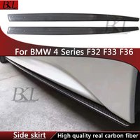 For BMW 4 Series F32 F33 F36 Side skirt side bumper spoiler carbon fiber side skirt wing side skirt side panel