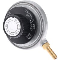Low Pressure 1 LB Propane Adjustable Regulator Valve Propane Tank Gas Table Top Control Valve with 1/4" Quick Barb Connection