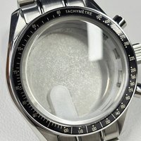 VK63 Gehäuse, Mondmetallgehäuse, Quarz-Chronographengehäuse, Monduhr, Mission Watch, geeignet für VK63 Uhrwerk, Mod-Uhrengehäuse