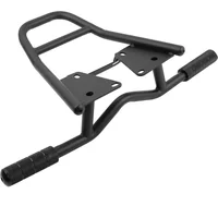 Motorcycle Manned Stunt Luggage Rack in Heavy Iron Compatible with Honda Grom Msx125 SF 2013 2014 2015 2016