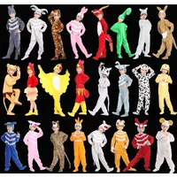 Halloween Kids Boy Girl Animal Cosplay Costume Pajamas Birthday Party Lion Giraffe Cat Goat Antelope Wolf Elephant Bird