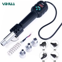 YIHUA Micro gorący wiatrówka C/F regulowany Temp 8858IV 700W lutownicza stacja zgrzewania cyfrowy pistolet LCD BGA IC lutowanie narzędzia