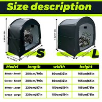 AliExpress NONE Portable Outdoor Bike Shelter Tent with Thickened Oxford Cloth Personal Protection Canopy for Travel Hiking And Cycling