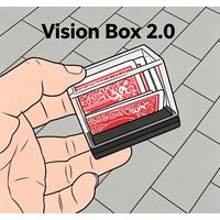 Vision Box 2.0 Magic Trick Close Up Card Switch Illusion Magia Magie Magic Prop Accessory Gimmicks Professional Magicians Fun