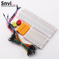 Snvi MB-102 SYB-170 Breadboard 400 830 Point Solderless PCB Bread Board Test Develop Dupont line DIY for arduino laboratory