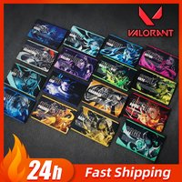 9cm Valorant Game Peripheral Metal Toy Card Sage Jett Chamber Killjoy Room Cards Props Gamer Collectibles Desk Ornament Boy Gift