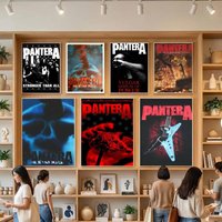 Classic Vintage Posters Vintage Room Home Bar Cafe Decor Nordic Home Decor Band P-P-Panteraes album