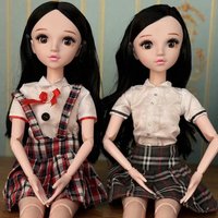 60cm Doll Blinking Eyes Winking Eyes Doll 1/3 BJD Doll with clothes Kids Girls Dolls Toy Gift