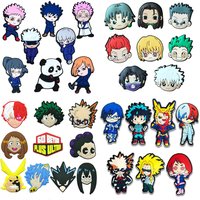 7-18Pcs Japanese Anime Series Shoe Charms For Slides Clog Sandals Shoes Decorations Accessories For Christmas Birthday Gifts