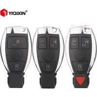 Remote Car Key Shell For Mercedes Benz A B C E S G R GL CLS GLC CLA W203 W204 W205 W210 W211 W212 W221 W222 2/3/4 Buttons Uncut