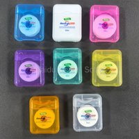 30PCS Small Square Box 50M Bulk Waxed Mint Dental Floss Orthodontic Promotional Gift Matching Dental Care Product
