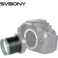 SVBONY 2'' to T2 Telescope Eyepiece Camera Accessories Mount Adapter w/ M42*0.75 Thread to Accept 2" Filter
