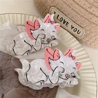 Creative Cute Cartoon Cat Hair Clip Animal Acetate Claw Clip Girls Crab Hair Clip Personality Clip Hair Accessories for Women