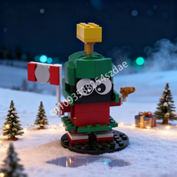 100pcs MOC Marvin The Martian Looney Tunes Model Building Christmas Gift Blocks Construction DIY Creative Toys Idea Brick Kids
