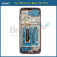 6.3" For Motorola Moto G8 Plus LCD Touch Screen Digitizer Assembly Replacement For G8Plus Display XT2019-1 With Frame