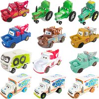 Pixar Cars 3 2 Metall-Druckguss-Spielzeugautos Lightning McQueen Jackson Mr. Destruction Harvester Bulldozer 1:55 Kinderspielzeugautos Geschenke