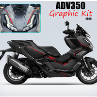 2025 ADV350 Graphic Kit For Honda ADV 350 adv350 Body Pull Flower Decoration Decal ADV350 Motorcycle Decorations 2025