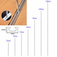 30-100CM Carpenter 19Type T- track Aluminium Alloy T-Slot Miter Track Jig Miter Bar Slider Table Saw Router DIY Woodworking Tool