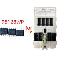 Keychannel 5pcs 95128 95128WP FEM EEPROM Chip Automobile Instrument Memory Chip SOP8 Pin for BMW FEM Smart Box Replacement Chip