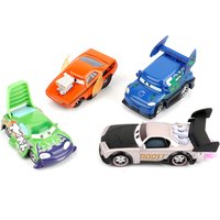 Children Car Toys Pixar Cars Lightning McQueen Boost Wingo DJ Snot Rod 1:55 Diecast Metal Alloy Model Car Kid Gift