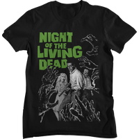 Night Of The Living Dead Retro Zombie Horror Movie Graphic T-Shirt Men Women Casual Cotton Streetwear Tops