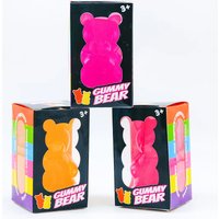 NeeDoh Cute Gummy Bear Squeeze Toy, Jelly-Like Sensory Squishy, Slow Rebound Stress Relief & Anxiety Relief Gift Children Adults