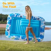 Inflatable Sunbathing Pool Lounger Float, Adult Pool Float, Inflatable Sunbed for Pool Sunbathing, Adult Sunbathing Floating