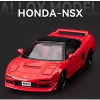 1:32 Honda NSX Models Cars Toy 5 Doors Opened Miniature Vehicles with Light Music Pull Back Toy Car Children's Educational Toys