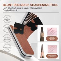 Professional Eyebrow Pencil Sharpener Sandpaper Grinding Tool Easy To Use Makeup Grinder For Creating Fine Point Makeup Tool