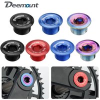 1PC M15/18/19/20 Threaded Crank Bolt for Shimano M4000/M590/SLX/XT/XTR N Hollow Crankset Aluminum Chainring End Plug Fixing Nut