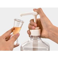 Commercial-Grade Syrup Dispenser Bottle - Hand-Press Plastic Squeeze Bottle for Bubble Tea & Coffee Shop