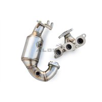 For Mercedes-Benz Smart Fortwo 451 1.0T 2009-2014 Stainless Steel Exhaust Manifold with Lower Pipe Performance Header Downpipe