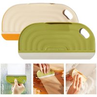 Mini Squeegee Window Glass Wiper For Bathroom Mirror Tile Kitchen Sink Countertop Household Cleaning Scraper