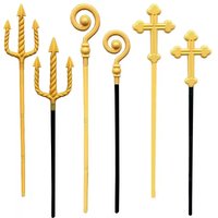 Demon Fork Cosplay Fork Halloween Party Fork Neptune Spiral Trident stage perform Prop Detachable Devil Fork kids party toy gift