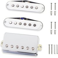 PHRILAM Guitar Pickup Set ST Single Coil LP Style Double Coil Single Coil Electric Guitar Pickups for Sound Modification