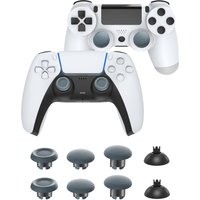 Modified version with metal ring thumb joystick, suitable for PS5/PS4/SWITCH PRO/XBOX handle soft rubber joystick cap and base