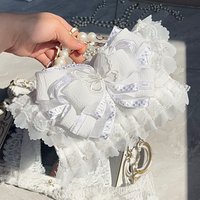 Women's Crossbody Bag Lolita Cosplay Accessories Y2K Handbag Bow Butterfly Shoulder Bag Designer Bags Woman Luxury 2025 New Bag