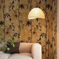 Chinese Style Bamboo Wallpaper Waterproof PVC Wall Stickers Peel and Stick Self Adhesive Removable Wallpapers Home Decoration