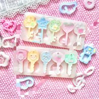 Keychain Resin Casting Mold Silicone Mold Accessories Resin Liquid Mold Resin Keychain Silicone Mold Resin Mold