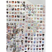 Pvc Mini Kawaii Cat Waterproof Stickers Nail Art Handbook Material Nail Decoration Small Pattern Diy Phone Case Guitar Stickers