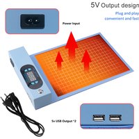 LF-918E Separator ekranu LCD Niebieski rozdzielacz ekranu Podkładka rozdzielająca etap grzewczy dla iPhone iPad 14 cali Narzędzie CPB Podkładka grzewcza