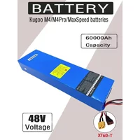 48V 13S4P 60000mAh Li-Ionen-Akku für Elektroroller mit integriertem BMS-Schutzsystem, Akku für die Kugoo M4/M4Pro/MaxSpeed-Serie